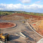 Roundabout under construction