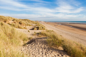 Image of the dunes at Camber Sands