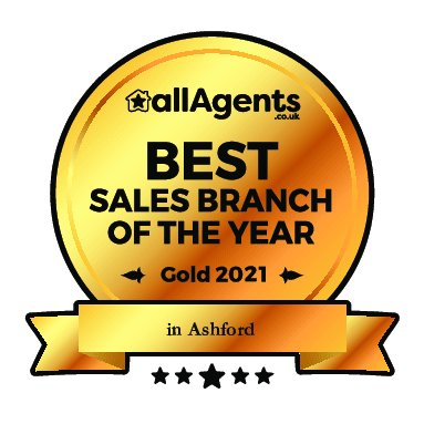 allAgents Gold Awardd 2021 - Best Sales Branch in Ashford