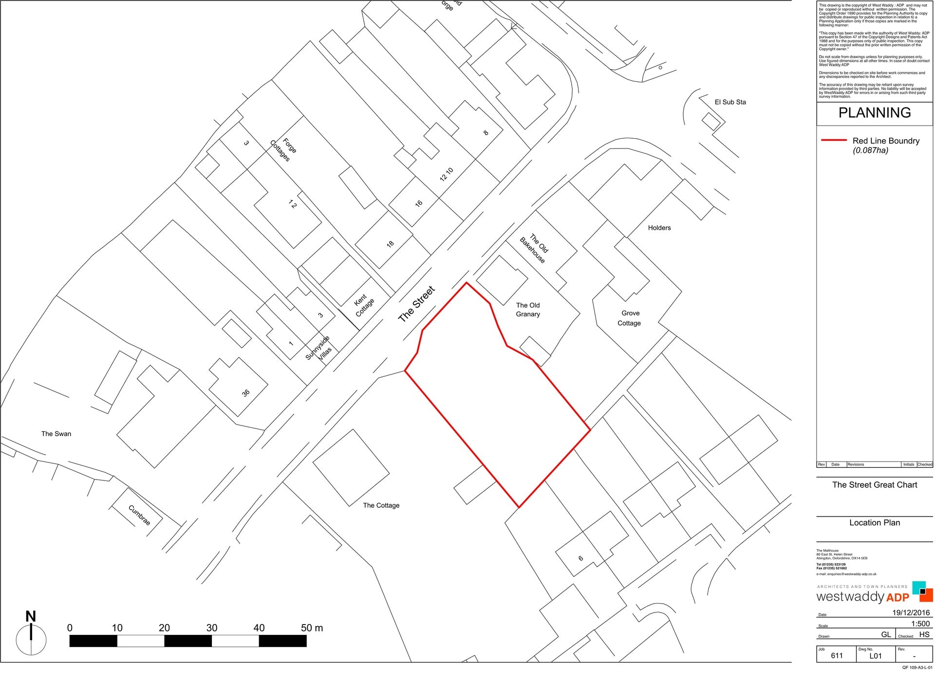 Great Chart Motors Location Plan