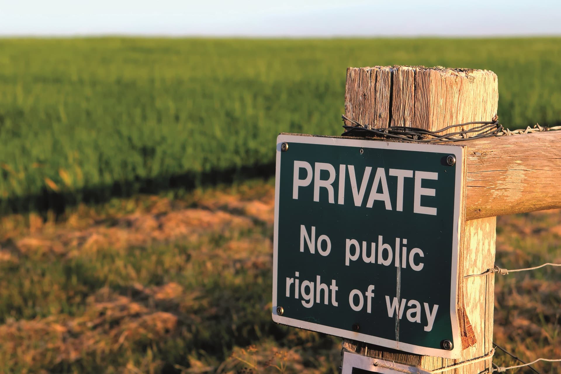 How to protect your land from the creation of new rights of way Hobbs